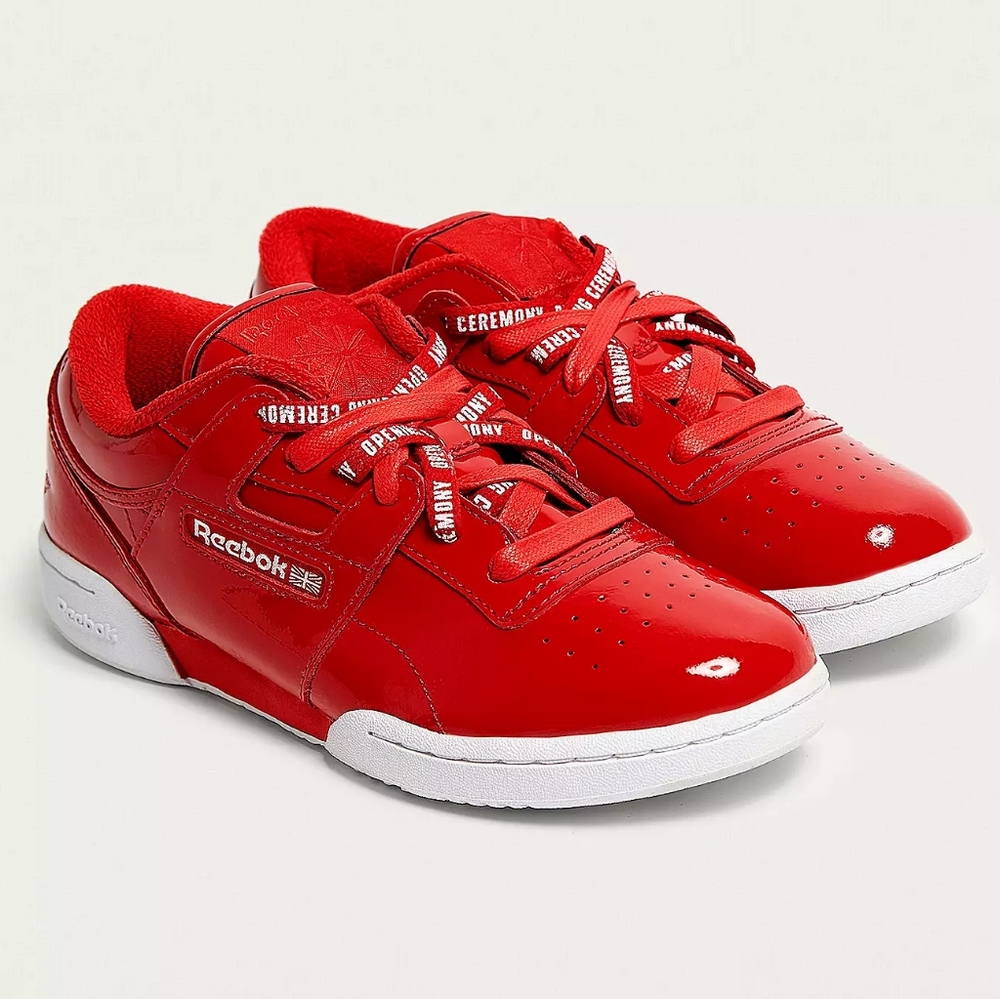 Opening Ceremony Red Reebok Edition Workout Lo Sneakers